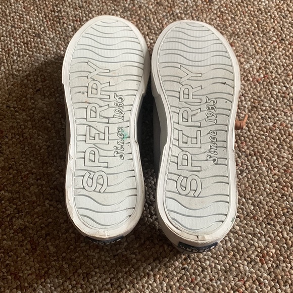 Sperry top-slider memory foam no tie gray sneakers size 7 - Picture 3 of 6